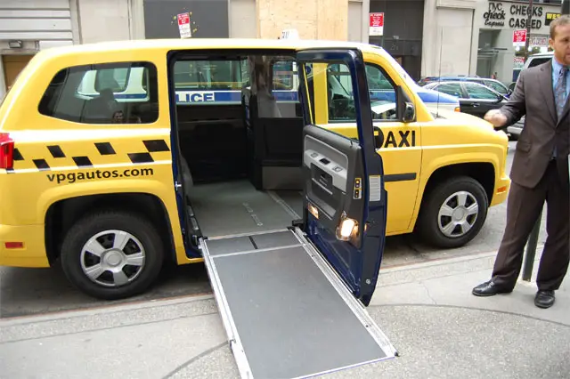 The new MV-1, the taxi that NYC hoped would appease handicap advocates